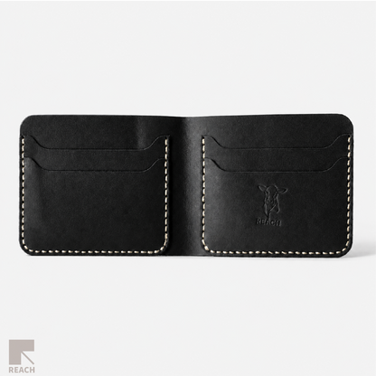 Handstitched Cowhide Bifold Leather Wallet