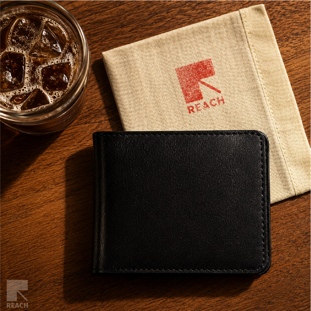 Handstitched Cowhide Bifold Leather Wallet