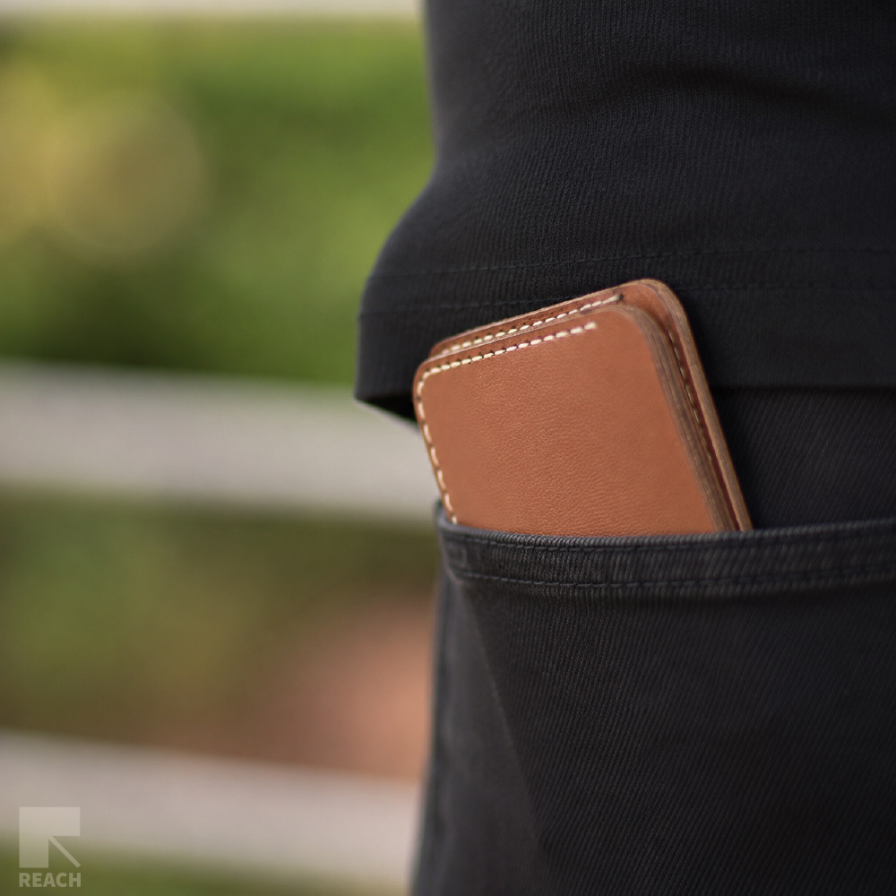 Handstitched Cowhide Bifold Leather Wallet