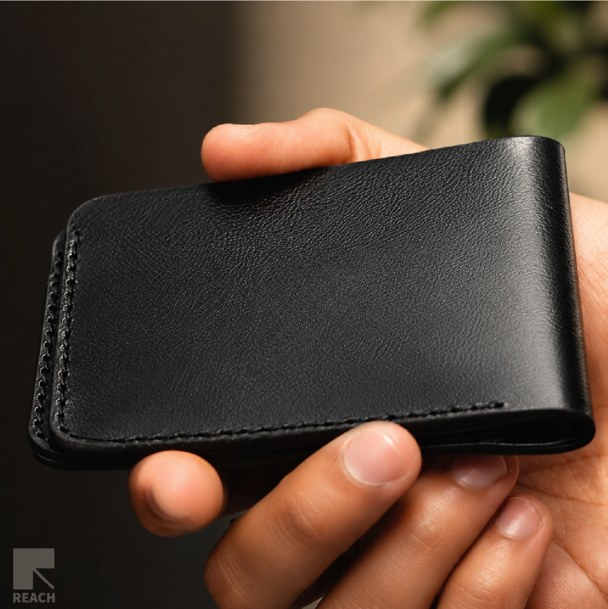 Handstitched Cowhide Bifold Leather Wallet